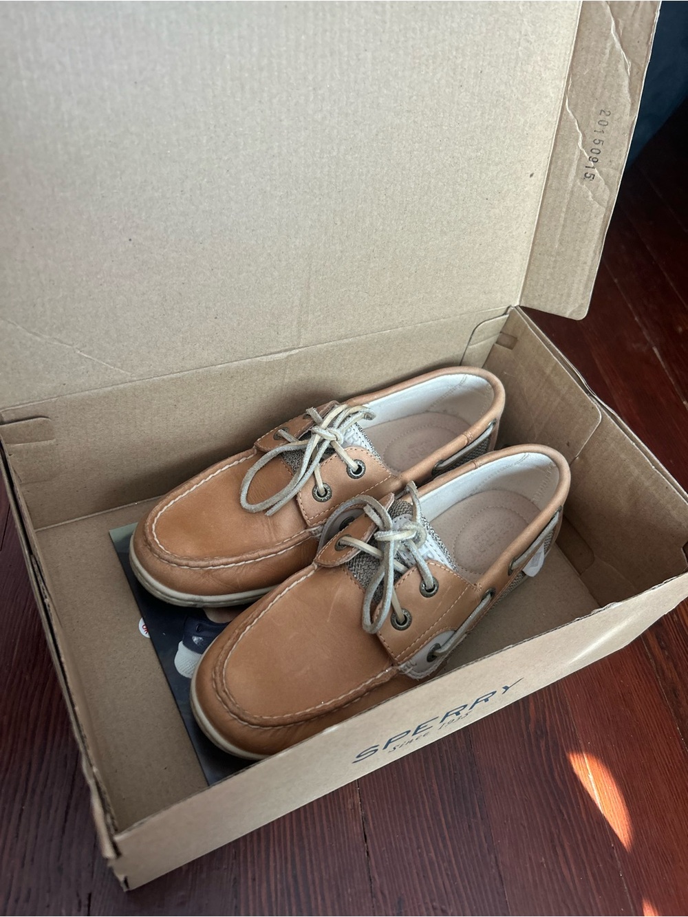 Sperry Women’s Brown Leather Classic Boat Shoes